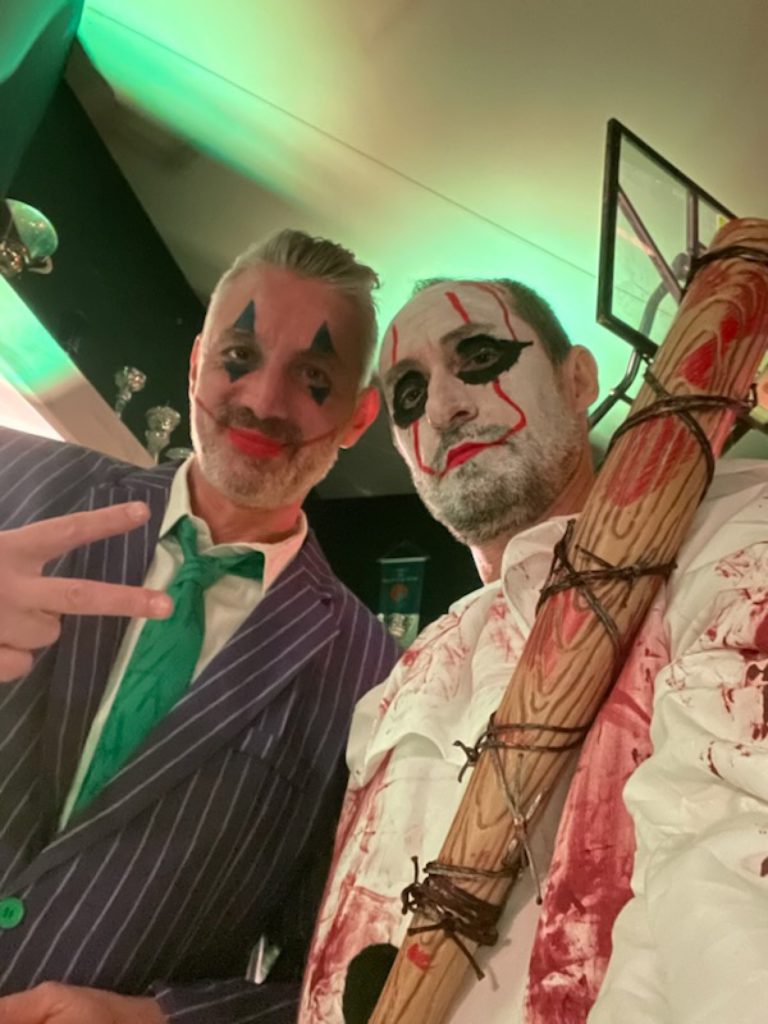 Stand maquillage Halloween lors d’une soirée d’entreprise en PACA — Universel Events